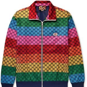 GUCCI Men's Jacket | Striped Logo